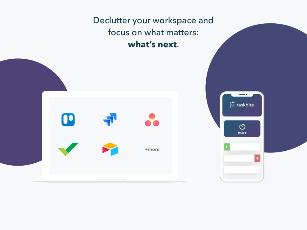 TaskBite – Track time and get things done across all your platforms, in one app!